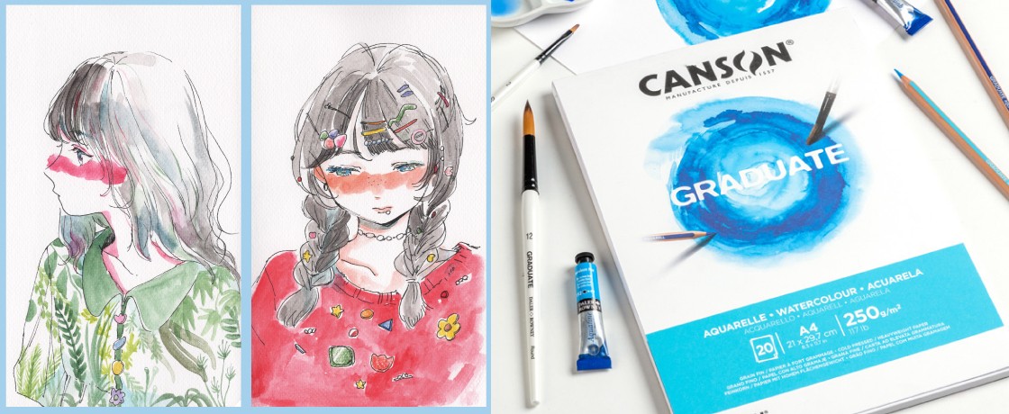 【実演予告】CANSON『GRADUATE』ウォーターカラー実演販売のお知らせ